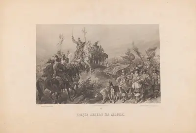 Prince Jarema on his deathbed av Juliusz Kossak