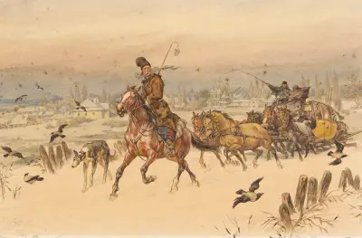 Slädtur av Juliusz Kossak