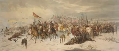 Räddningen av Smolensk av Władysław IV 1634 av Juliusz Kossak