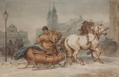 Warszawas kusk av Juliusz Kossak