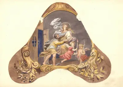 Die Gottesmutter befreit den Gefangenen aus dem Kerker von Juliusz Makarewicz
