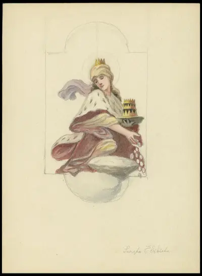 Den heliga Elisabet av Juliusz Makarewicz