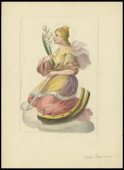 Sankta Katarina av Juliusz Makarewicz