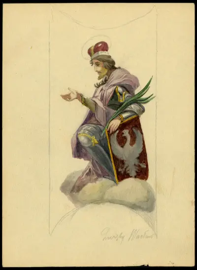 Sankt Wacław av Juliusz Makarewicz