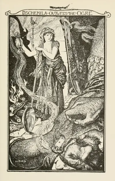 Dschemila outwits the Ogre av Henry Justice Ford