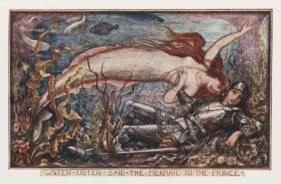 Lyssna, lyssna, sa sjöjungfrun till prinsen av Henry Justice Ford