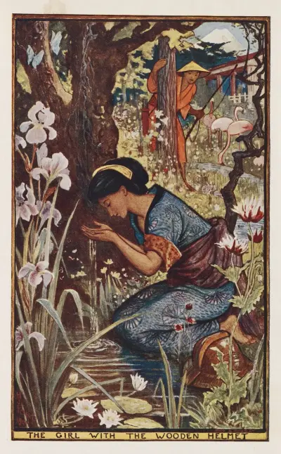 The girl with the wooden helmet av Henry Justice Ford