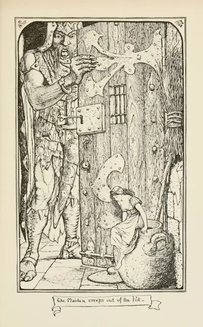 Jungfrun kryper ut ur krukan av Henry Justice Ford