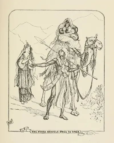 The Negro compels Udea to walk av Henry Justice Ford