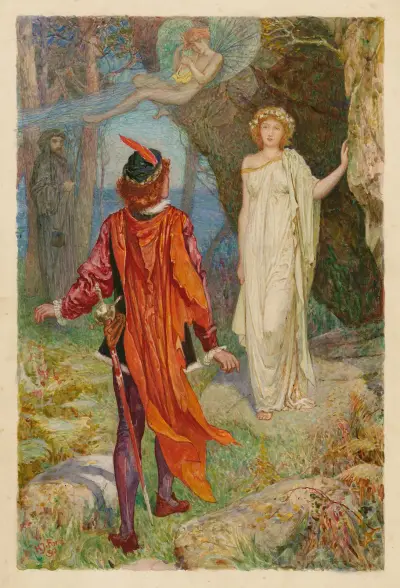 The tempest, I, 2 av Henry Justice Ford