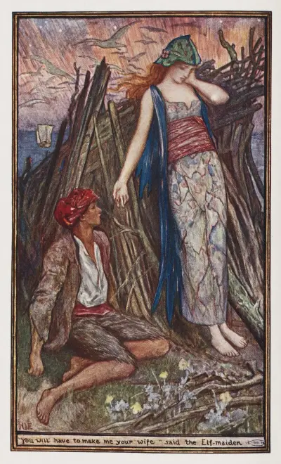 ‘You will have to make me your wife’ said the Eld-maiden av Henry Justice Ford