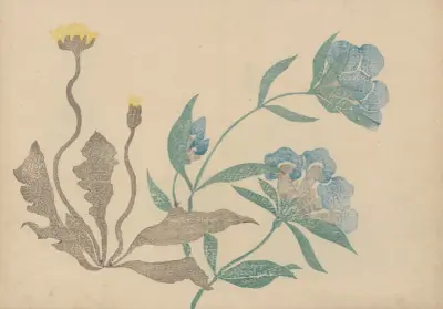 Kōrin gafu – Hōchū Pl.03 av Ogata Kōrin