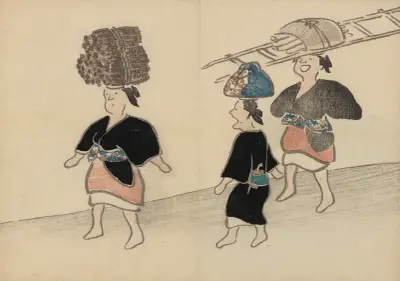 Kōrin gafu – Hōchū Pl.23 av Ogata Kōrin