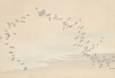 A Thousand Grasses Pl.09 av Kamisaka Sekka