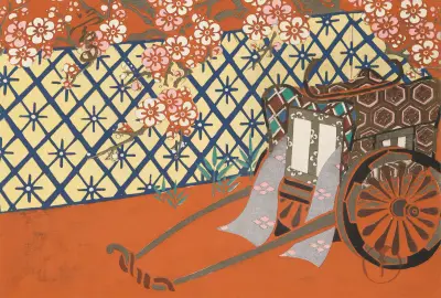 A Thousand Grasses Pl.25 av Kamisaka Sekka