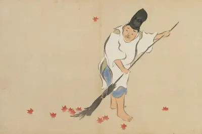 Slottsvakt (Eishi) av Kamisaka Sekka
