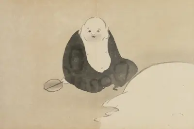 Hotei av Kamisaka Sekka