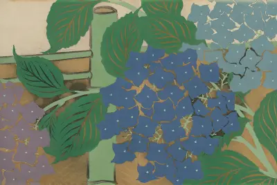 Hortensia (Ajisai) av Kamisaka Sekka