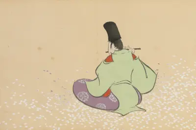 Sen vår (Boshun) av Kamisaka Sekka