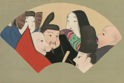 Sex odödliga poeter (Rokkasen) av Kamisaka Sekka