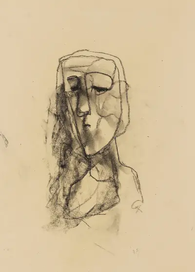 Byst av Karl Hofer