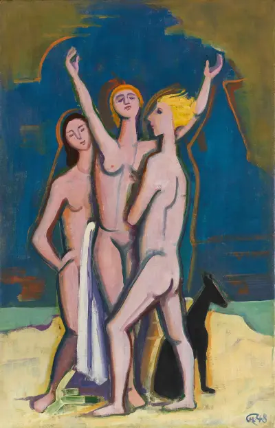 Evokation (B) av Karl Hofer