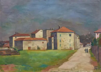 Tessiner Landschaft, 1935 – Nr. 2 von Karl Hofer