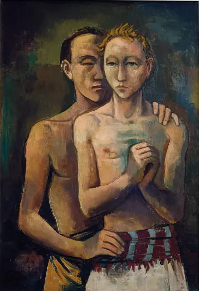 Two Friends von Karl Hofer