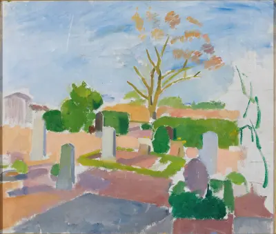 Kyrkogård, Christiansø av Karl Isakson