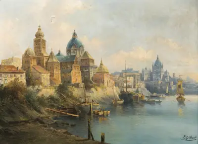 En hamnstad av Karl Kaufmann