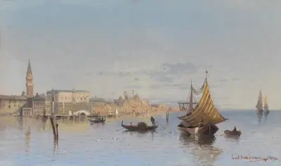 Blick auf Venedig av Karl Kaufmann