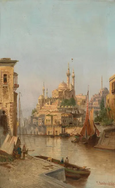 Utsikt från Istanbul av Karl Kaufmann