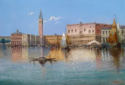 Venedig Acqua Alta av Karl Kaufmann