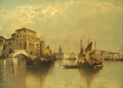 View of Venice av Karl Kaufmann