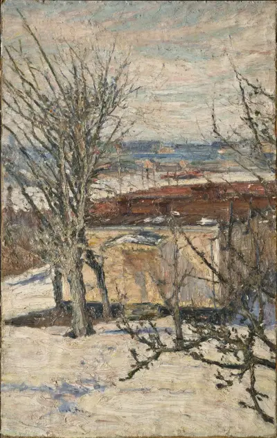 Trädgårdspaviljong på Skansen av Karl Nordström