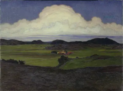 Hoga Valley, Tjörn av Karl Nordström