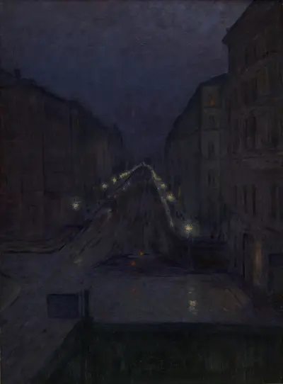 Roslagsgatan, Stockholm av Karl Nordström