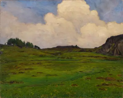 Scéna z Tjörnu, Karl Nordström