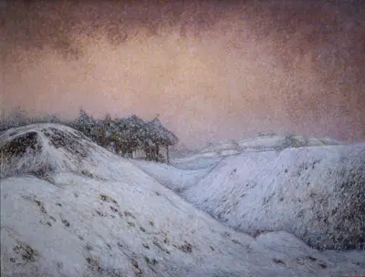 Snöfall av Karl Nordström