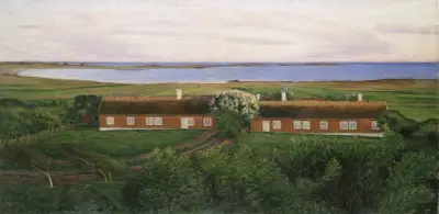 Die benachbarten Bauernhäuser von Karl Nordström
