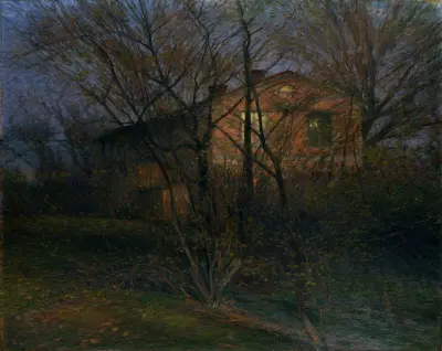 Det gula huset av Karl Nordström