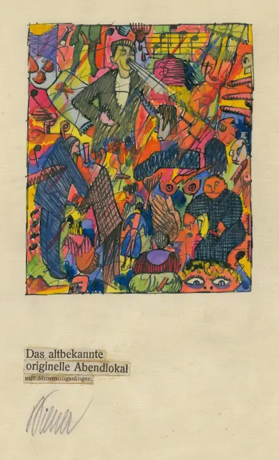 Den välbekanta originella kvällslokalen av Karl Wiener