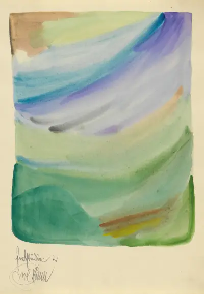 Färgstudie, 10 blad II av Karl Wiener