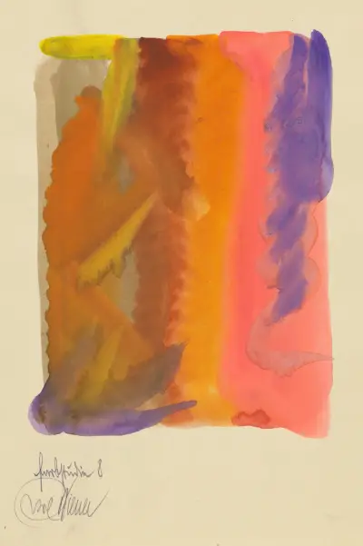 Färgstudie, 10 blad VIII av Karl Wiener
