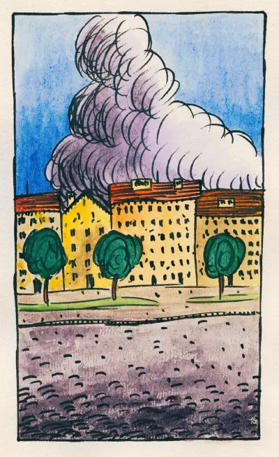 Komposition ur ’Pflaster und Wiese’ VII av Karl Wiener