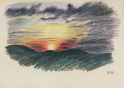 Naturstudie XLVII av Karl Wiener