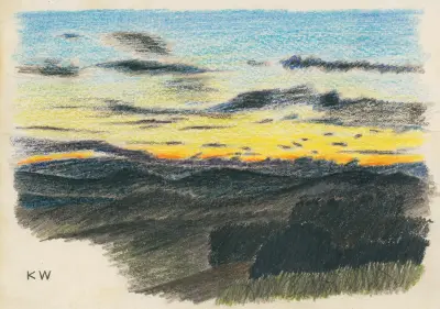 Naturstudie XXII av Karl Wiener