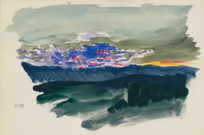 Naturstudie XXXIII av Karl Wiener