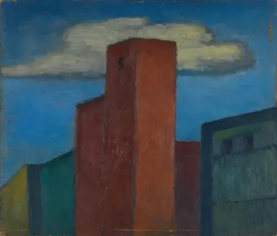 Ohne Titel (Häuser) av Karl Wiener