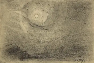 Utan titel (Måne) av Karl Wiener